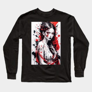 Abstract Feminine Art Long Sleeve T-Shirt